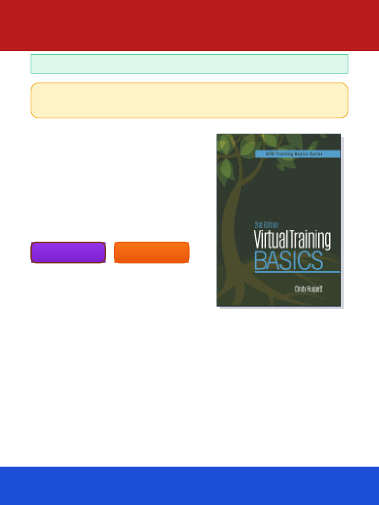 Virtual Training Basics Atd Training Basics Cindy Huggett ebook ...