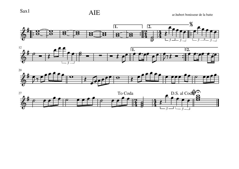 Aie Sax1 | PDF