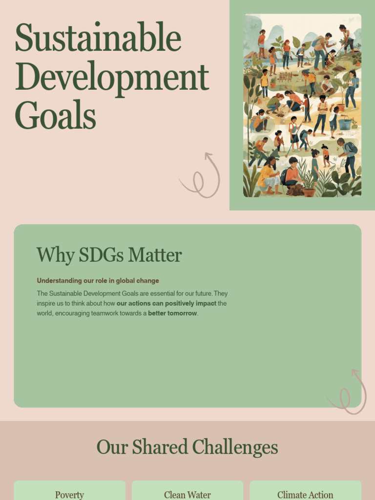 Presentation - Sustainable Development Goals | PDF | Sustainability ...