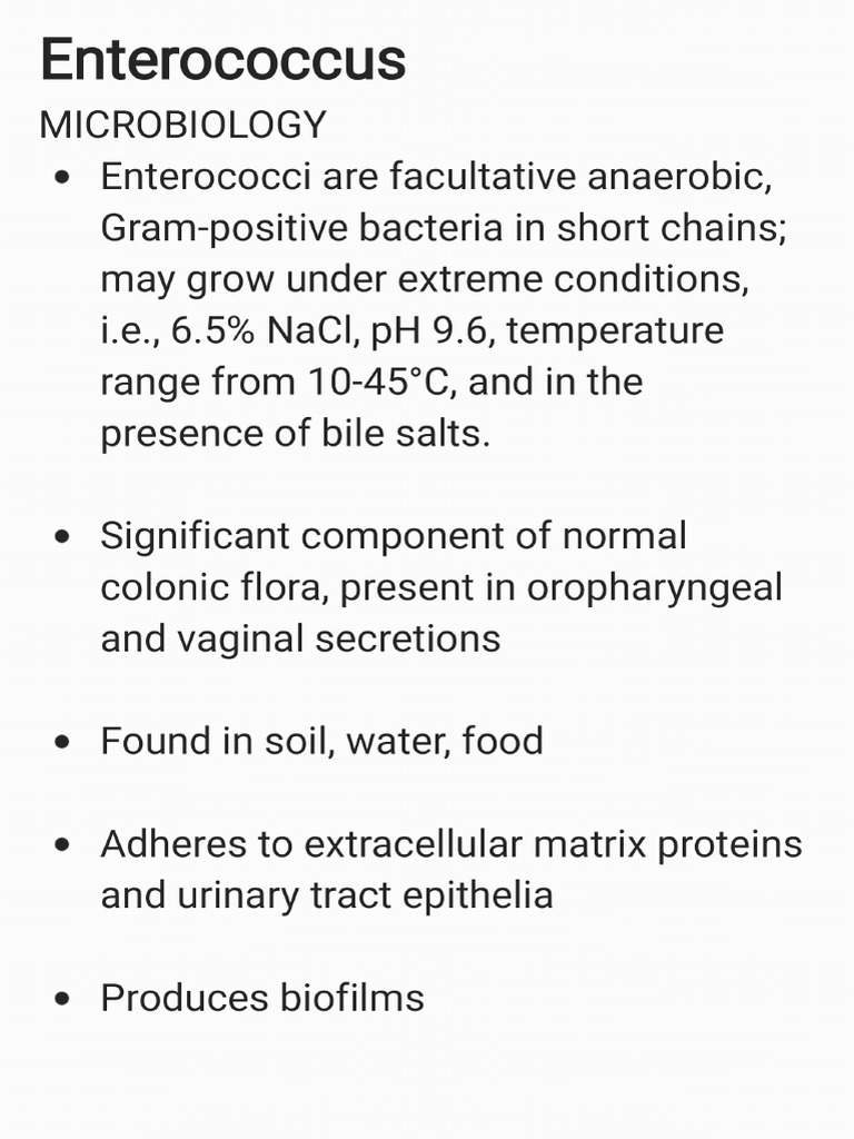 Enter o Coccus | PDF