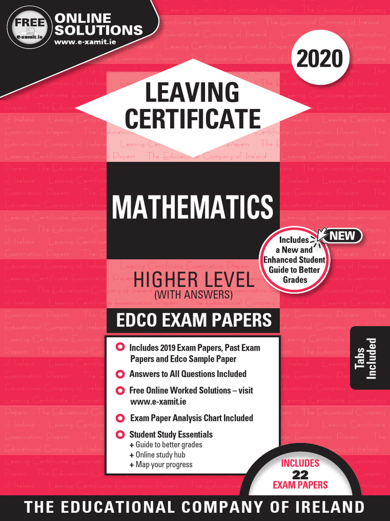 BLC5042S LC Maths Higher 2020 Study Essentials | PDF | Mathematics ...