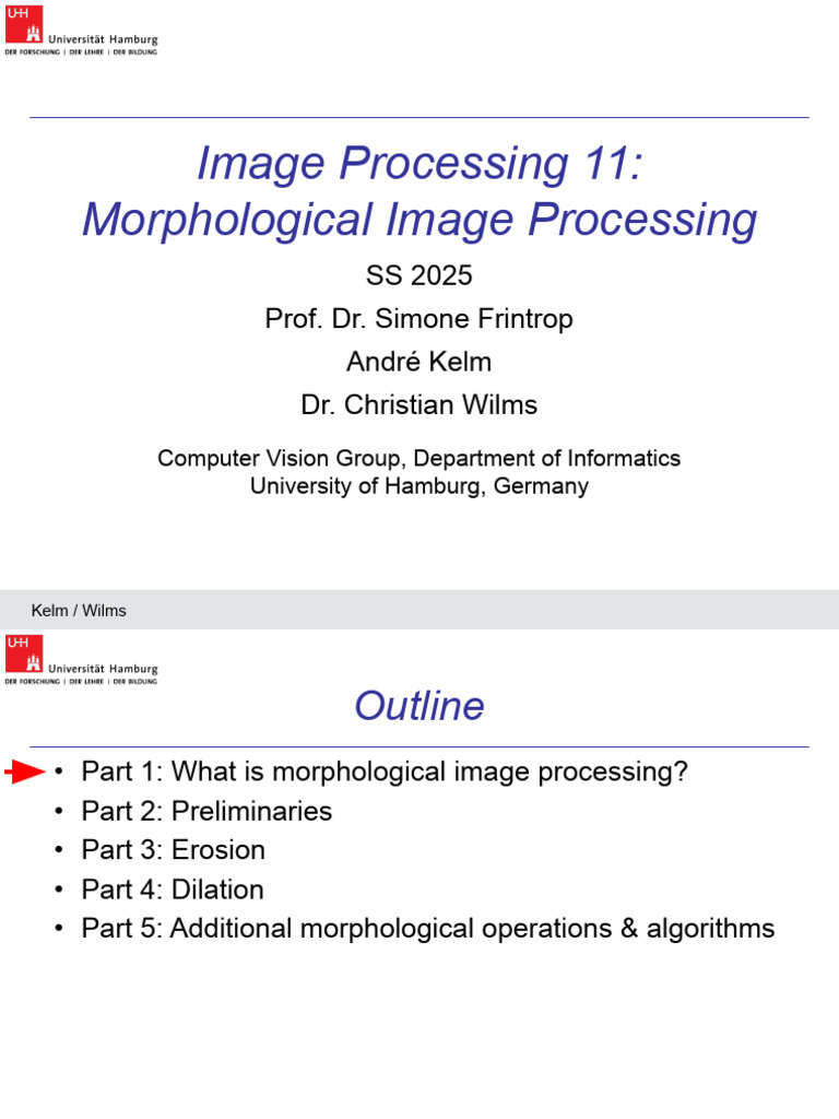 Morphological Image Processing Overview | PDF | Computer Vision ...