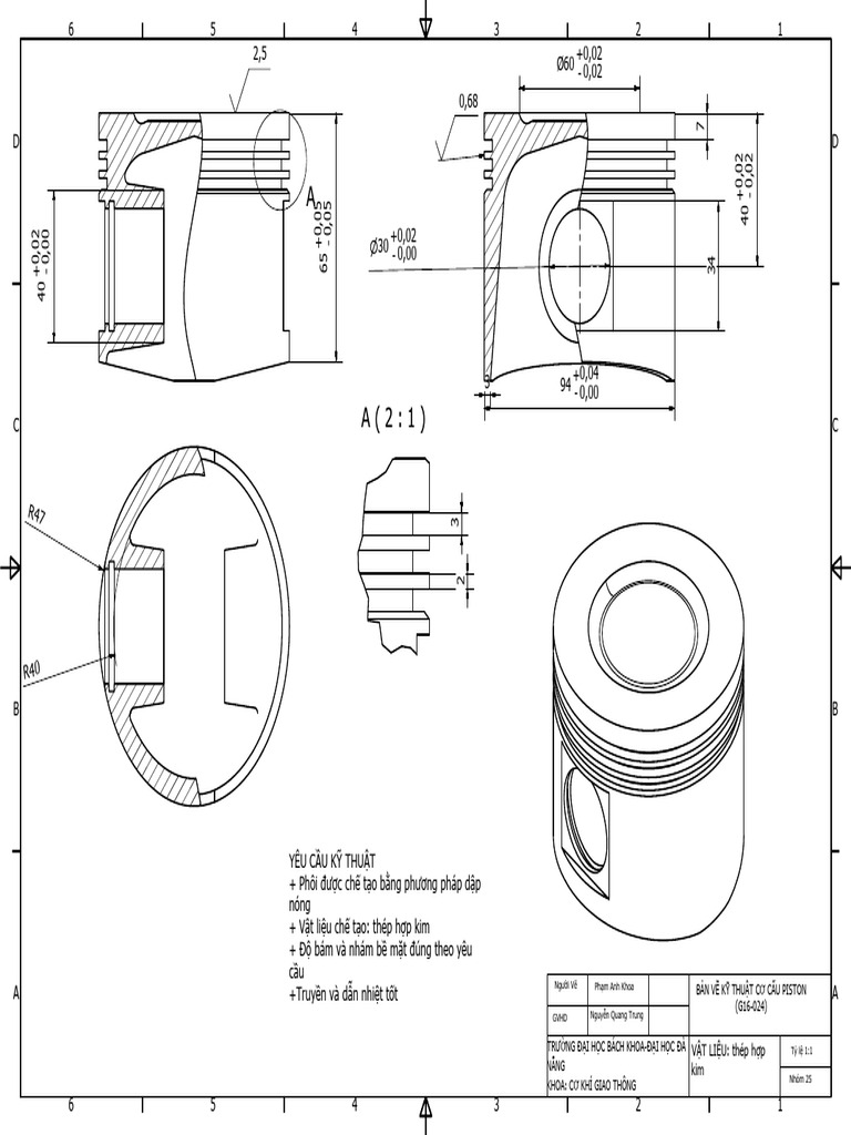 bản vẽ nhóm 25 | PDF