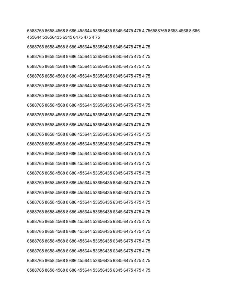 Numeric Data Sequence Analysis | PDF