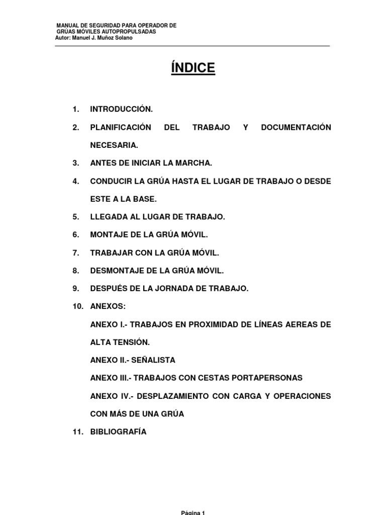 Manual Gruas Móviles | PDF | Grúa (máquina) | Teléfonos móviles