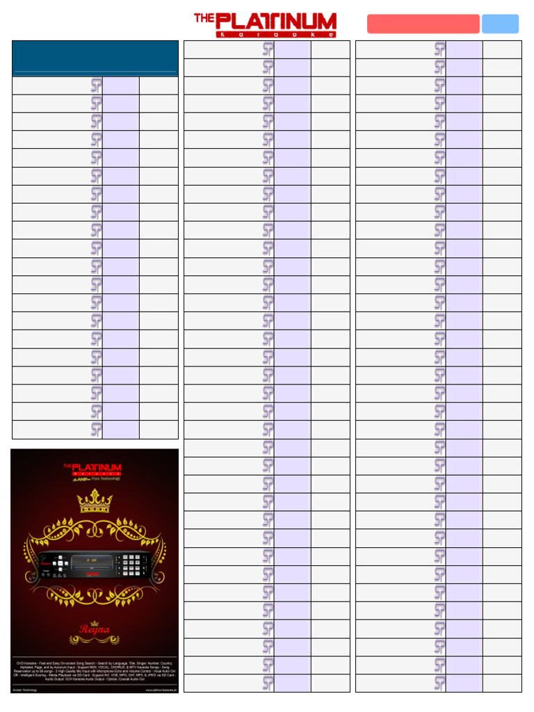 New Songs List for Karaoke Vol. 68 | PDF | Sound Recording | Musicians