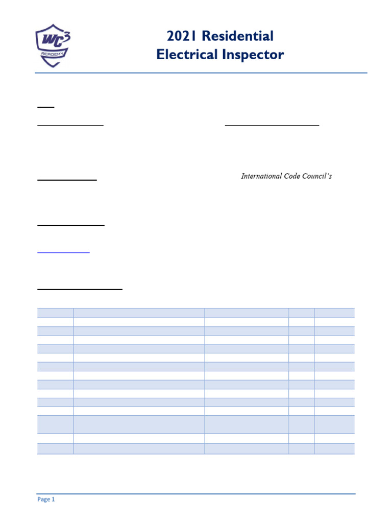 2021 Residential Electrical Inspector Course | PDF | Photovoltaics ...