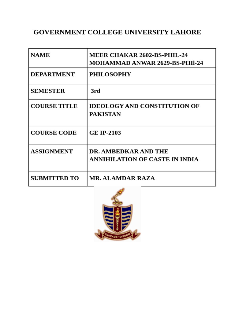 DR. Ambedkar | PDF | Dalit