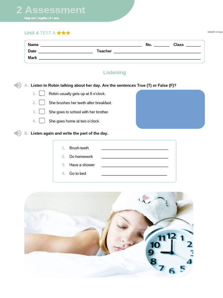5th Grade English Unit 4 Assessment | PDF | Languages | Foreign ...