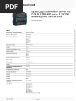 SpaceLogic AS-P-NLS Specifications | PDF | Usb | Electronics