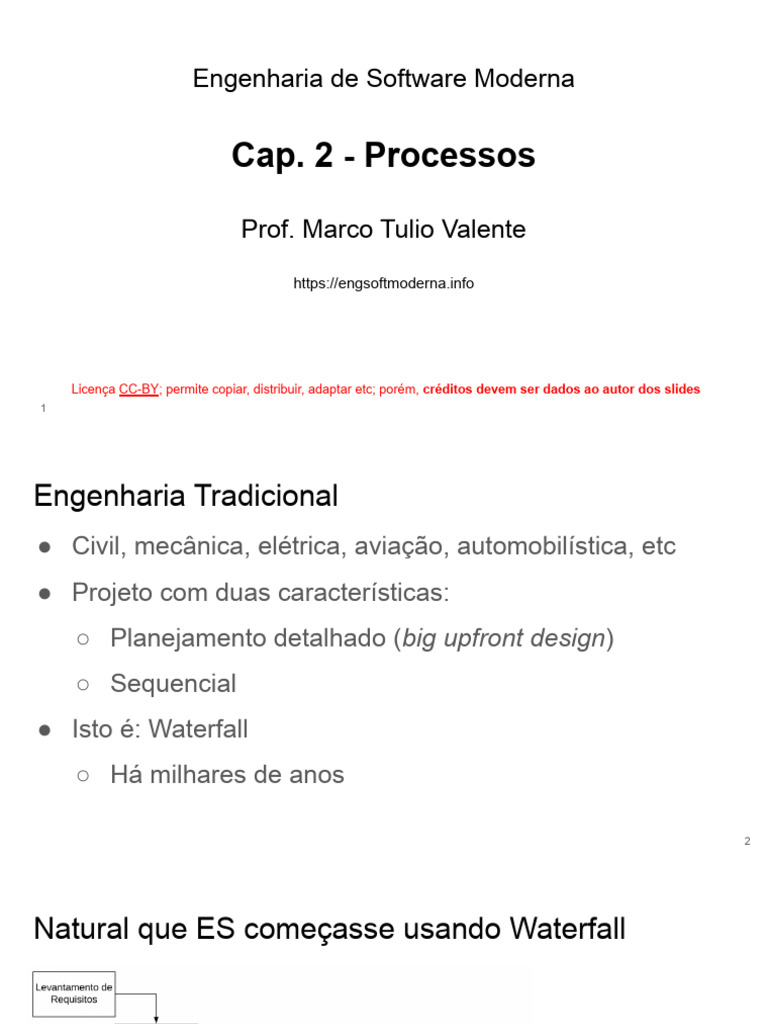Processos em Engenharia de Software Moderna | PDF | Desenvolvimento ...
