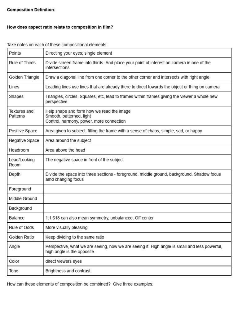 Composition Guided Notes | PDF