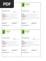 Cash Requisition Form Template | PDF