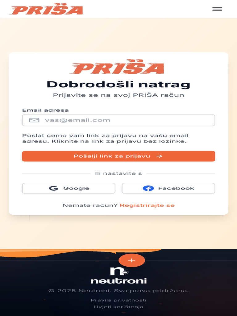 Prijava PRIŠA | PDF