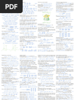 Calculus III Formula Sheet | PDF | Mathematical Analysis | Space