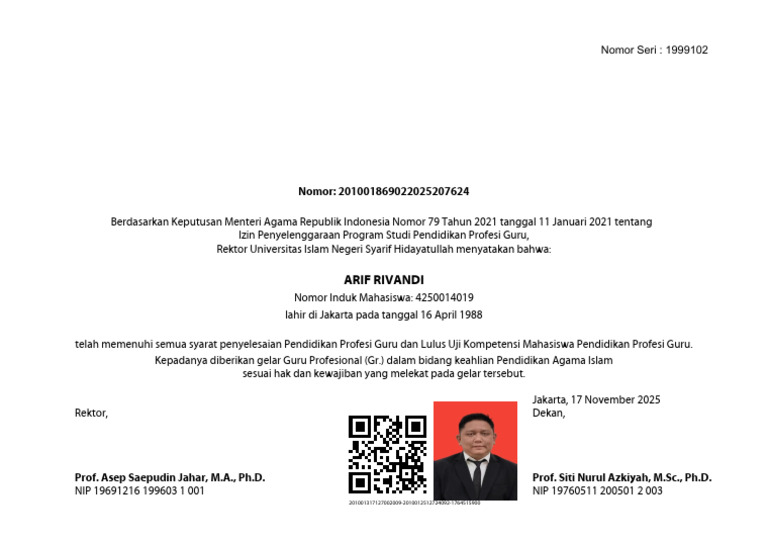 Izin Penyelenggaraan Pendidikan Profesi Guru | PDF