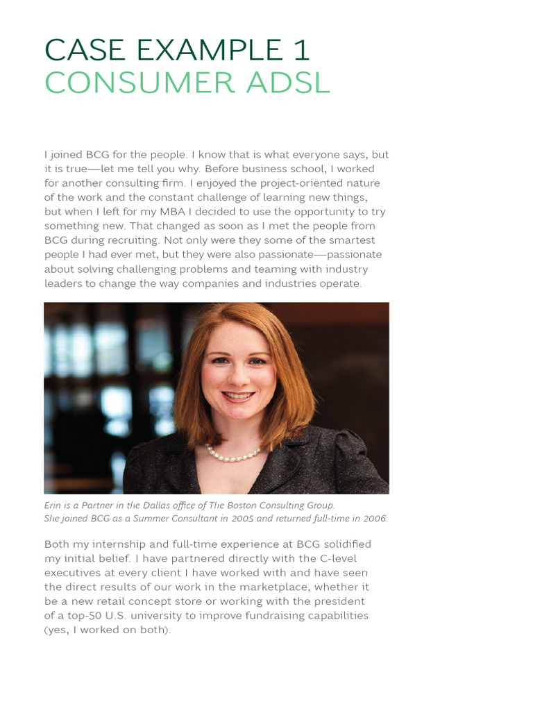 BCG Casebook Consulting Case Interview Book波士顿咨询案例面试 | PDF | Thought ...