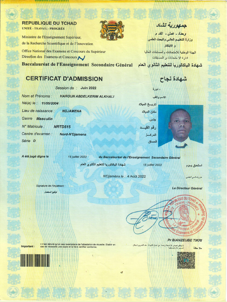 Certificat | PDF