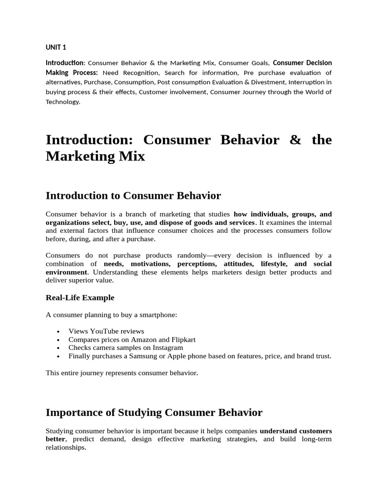 Understanding Consumer Behavior Basics | PDF | Consumer Behaviour ...