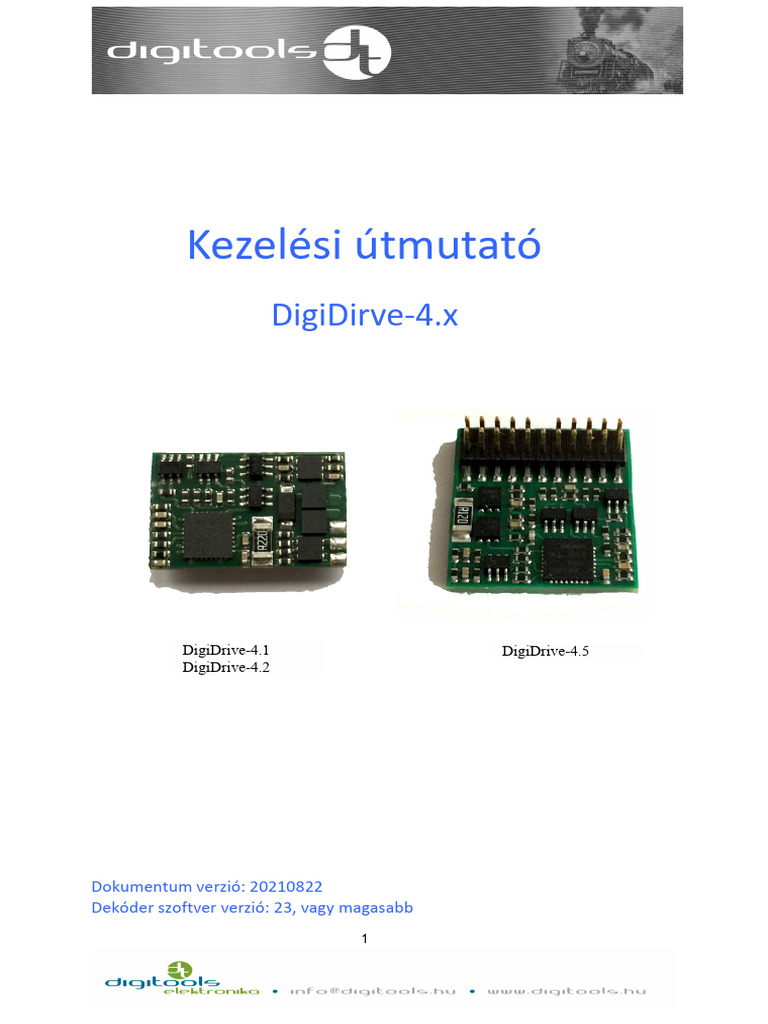 UM DigiDrive 4.x sw.023 20210822 HU | PDF