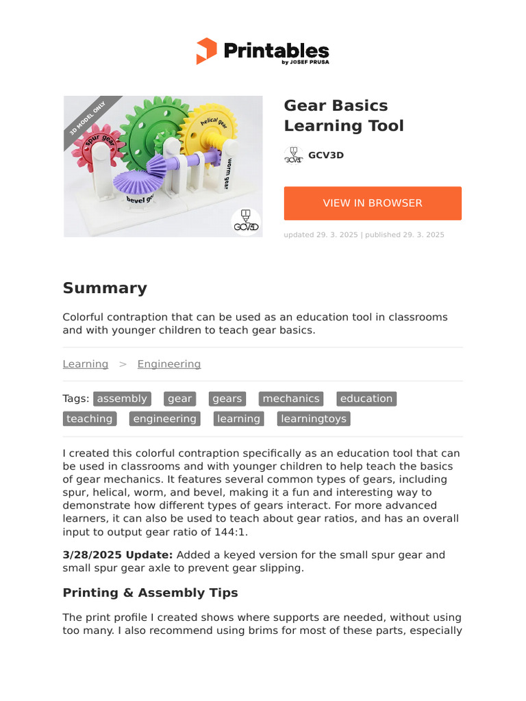 Gear Basics Learning Tool Aae364a2 Ff33 437a 8ebc F77689ea073a | PDF | Gear