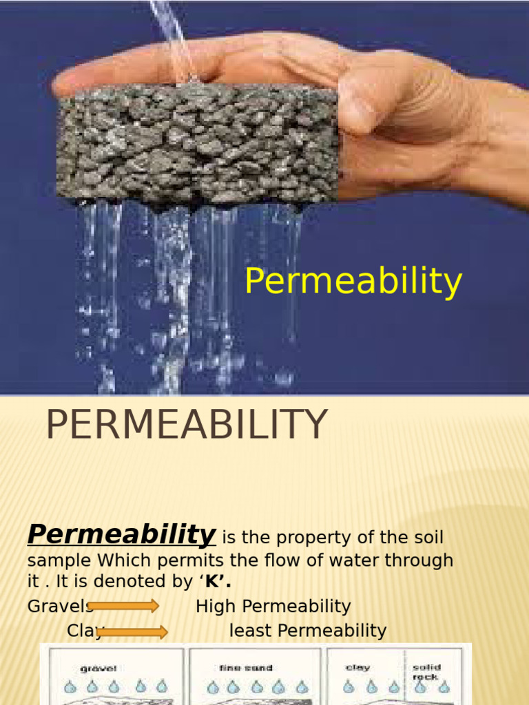 Understanding Soil Permeability Factors | PDF | Porosity | Soil