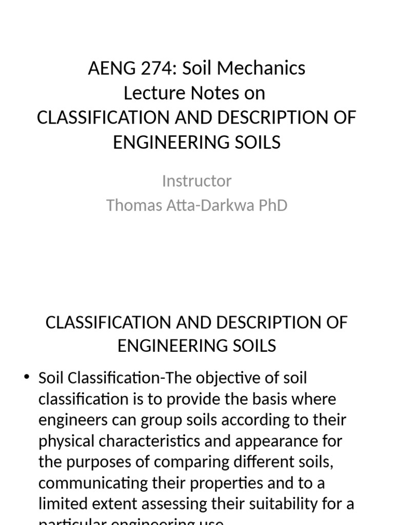Soil Classification and Analysis Techniques | PDF | Soil Mechanics | Clay
