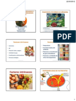 Factores Que Influyen en El Crecimiento Microbiano en Alimentos