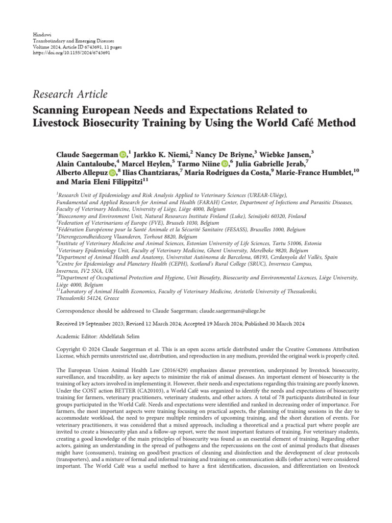 Scanning European Needs and Expectations Related T | PDF | Learning