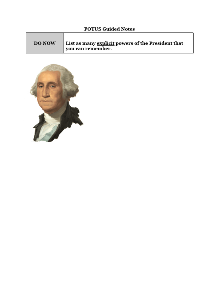 Presidential Powers and Historical Context | PDF | Presidents Of The ...