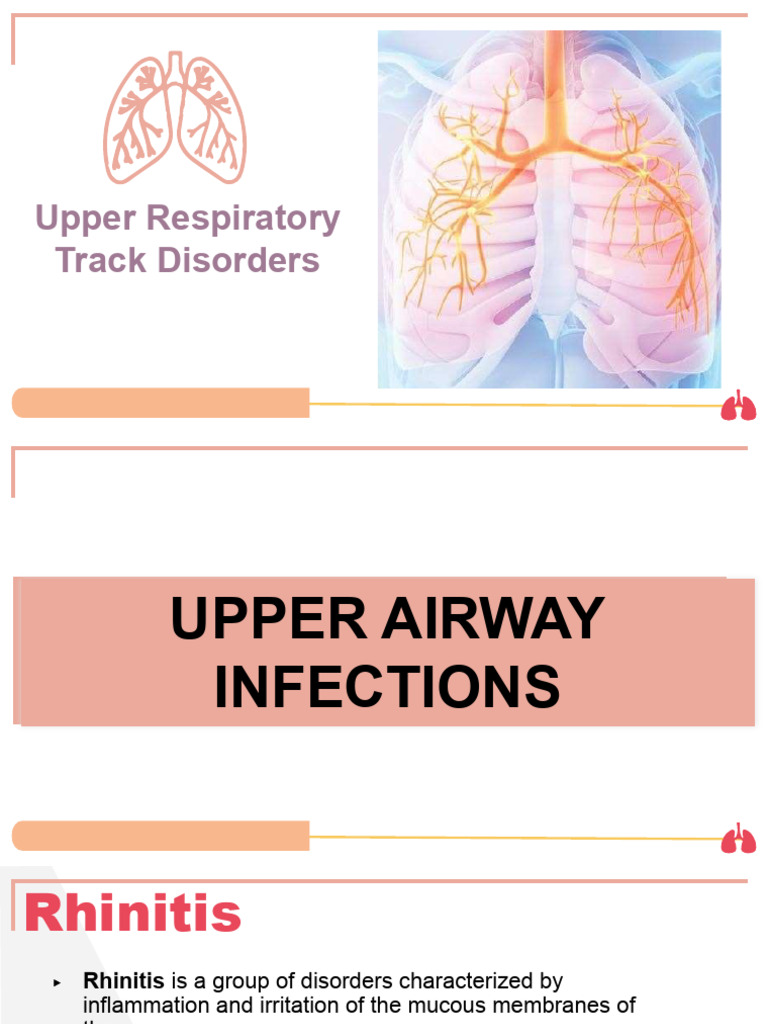 Understanding Upper Respiratory Disorders | PDF | Allergen | Common Cold