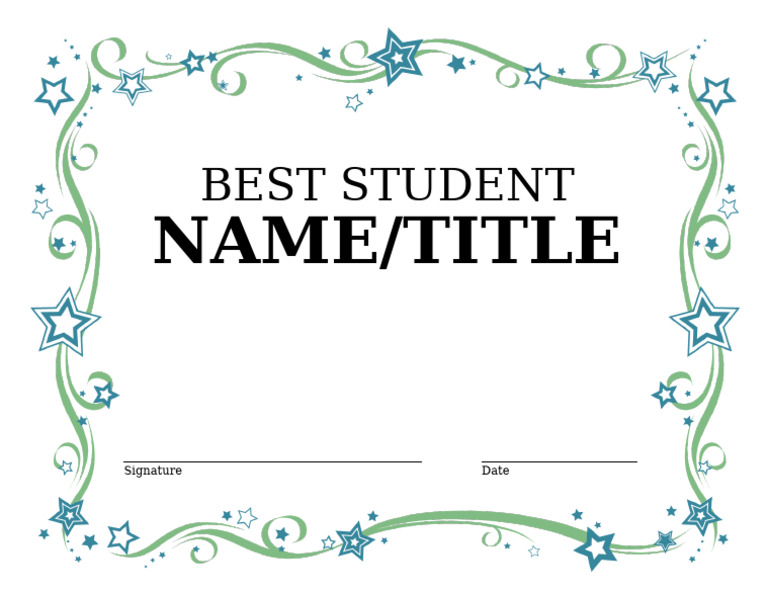 Best Student | PDF