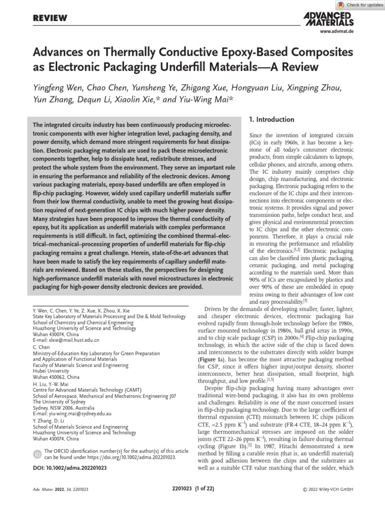 Thermally Conductive Epoxy Composites Review | PDF | Integrated Circuit ...