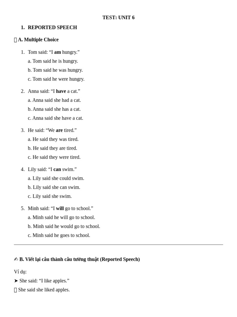 Test U6 | PDF