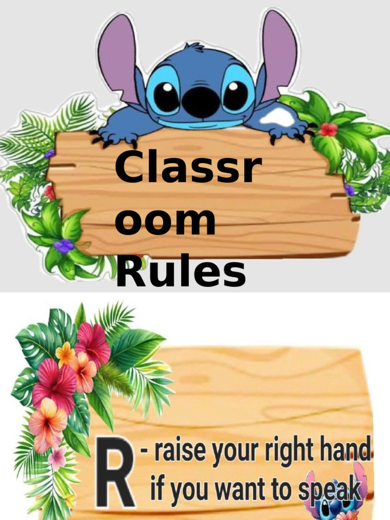Classr Oom Rules | PDF