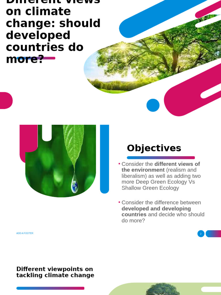 2.2.2 Approaches To Environment | PDF | Developing Country | Climate Change