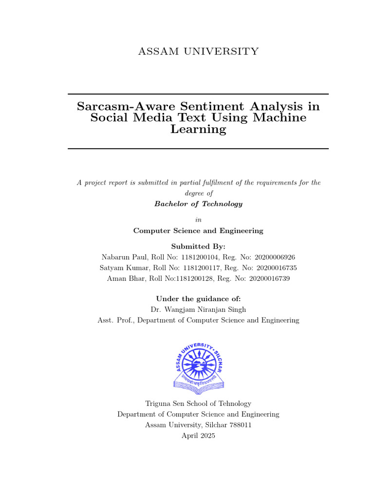 Sarcasm Detection in Social Media Text | PDF | Aquaponics | Hydroponics