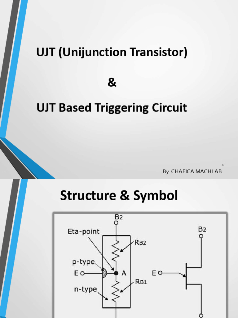 UJT Basics and Triggering Circuits | PDF | Computer Engineering ...