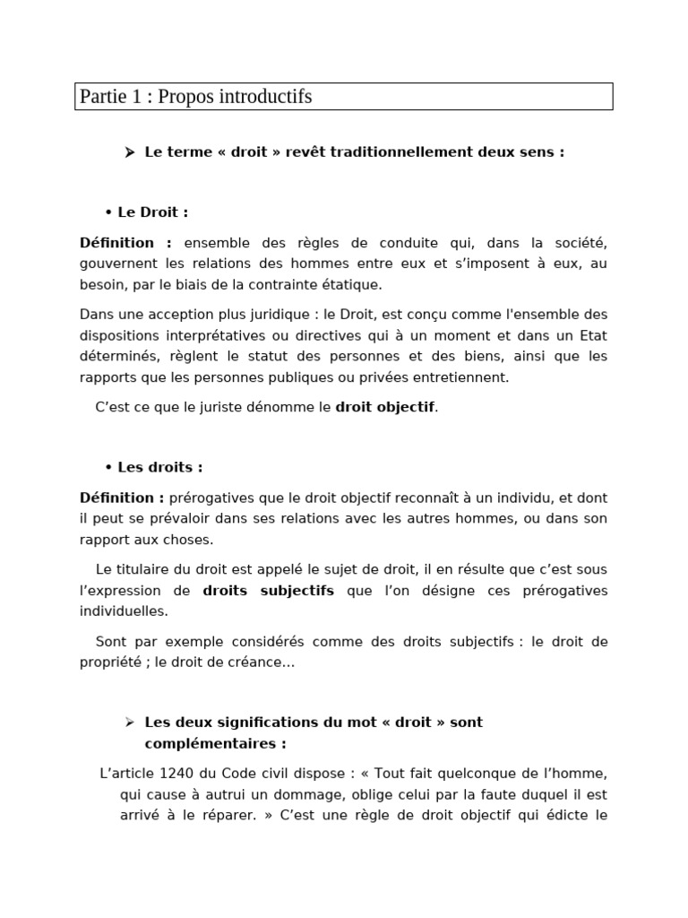 Comprendre la règle de droit et ses caractéristiques | PDF | Sodles ...
