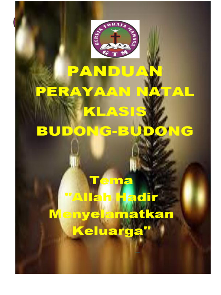 Perayaan Natal Klasis Budong-Budong 2025 | PDF