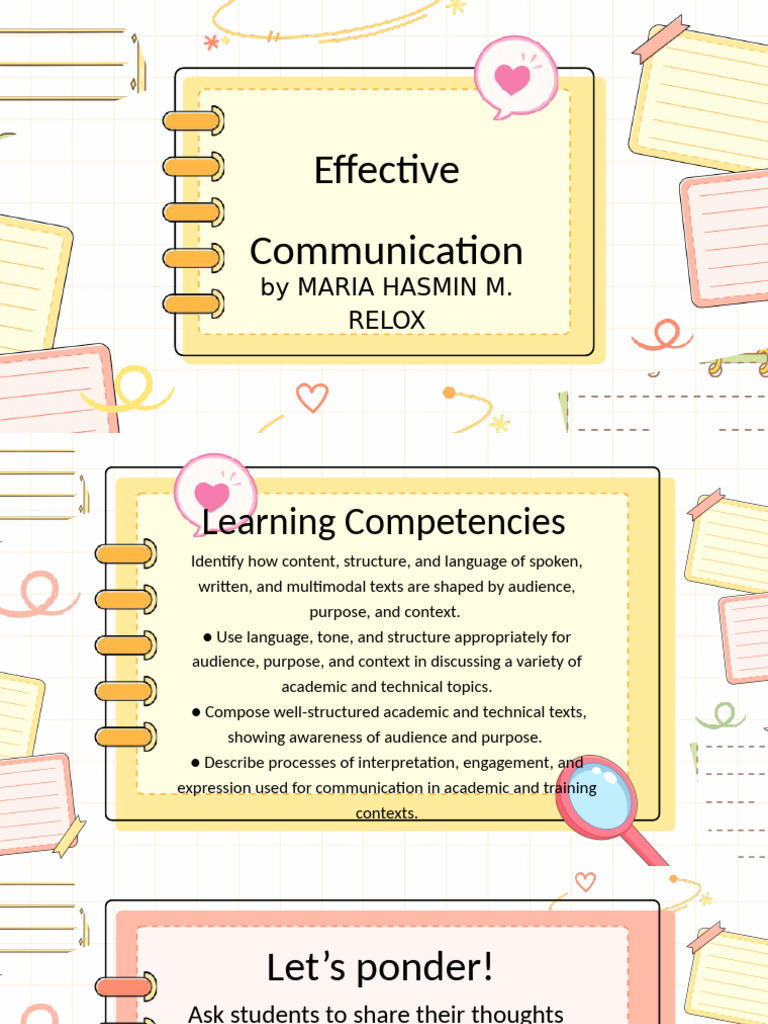 Q3-LESSON-12 | PDF | Communication | Human Communication