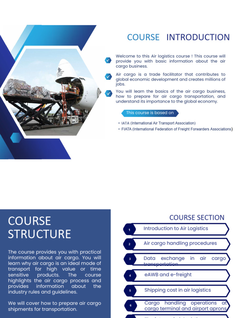 Air Cargo Logistics Course Overview | PDF | Cargo | Transport