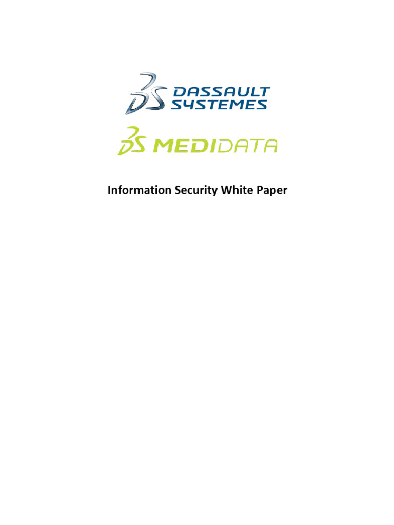 Medidata Information Security Overview | PDF | Backup | Cloud Computing