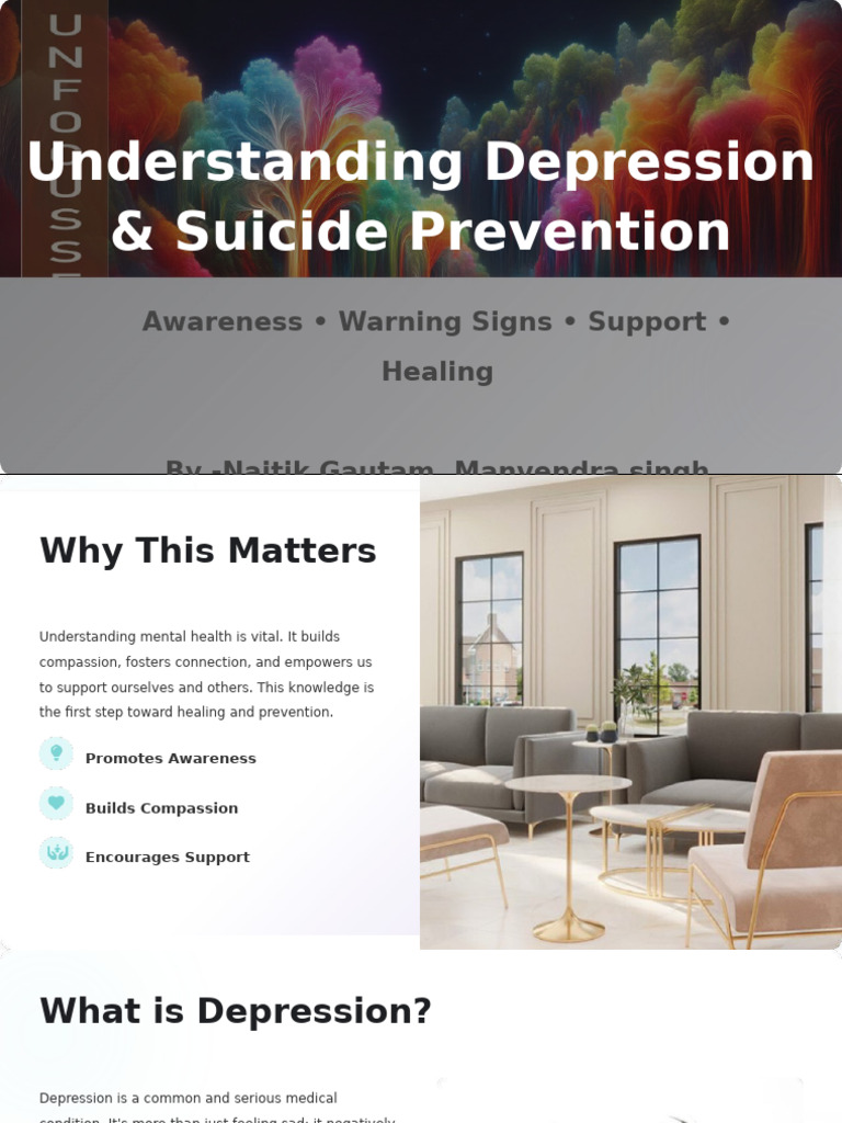 Understanding Depression & Suicide | PDF | Major Depressive Disorder ...