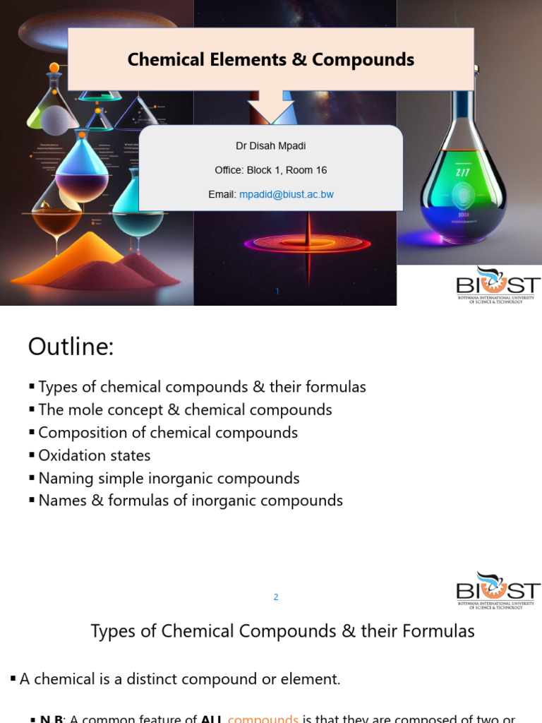 Understanding Chemical Compounds & Formulas | PDF | Mole (Unit) | Ion