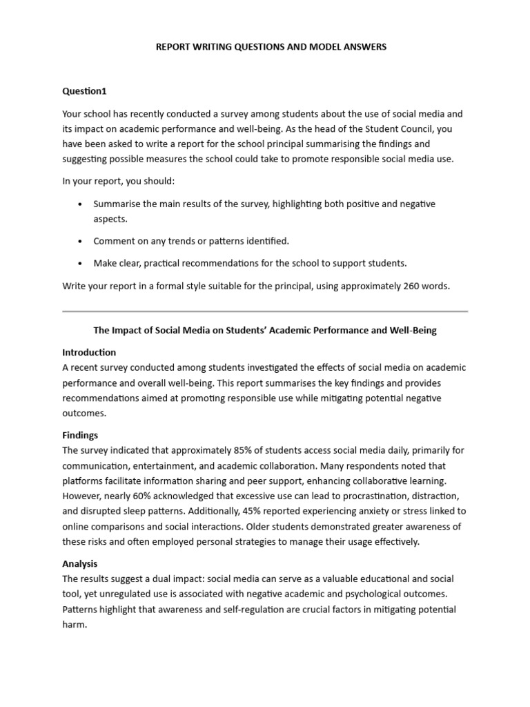 Report Writing Questions and Model Answers_f51b91c7-c0a1-4a71-Aee5 ...