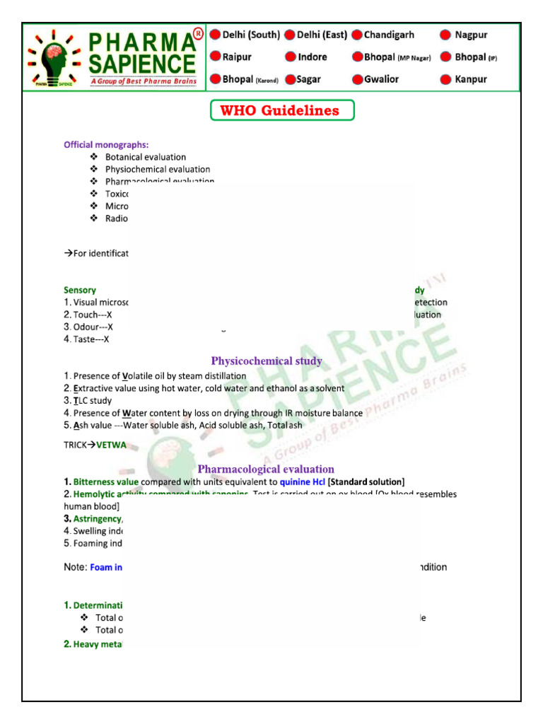 WHO Guidelines Main - Anti | PDF