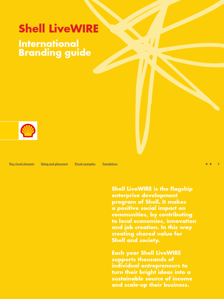 Shell LiveWIRE Branding Guide | PDF | Typefaces | Page Layout