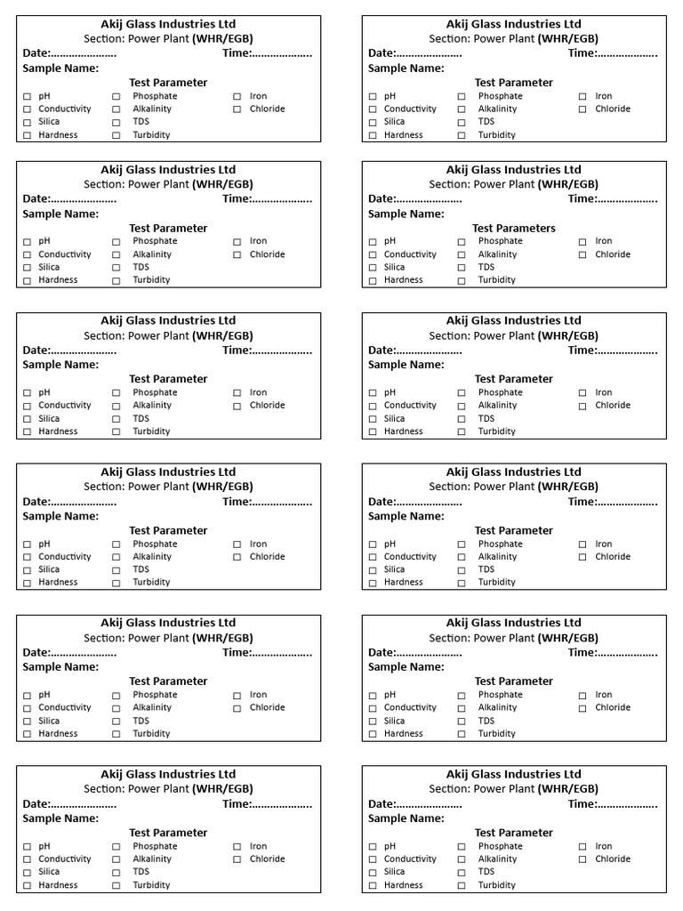 Water_test_sample_no_blank | PDF | Water And The Environment | Chemical ...