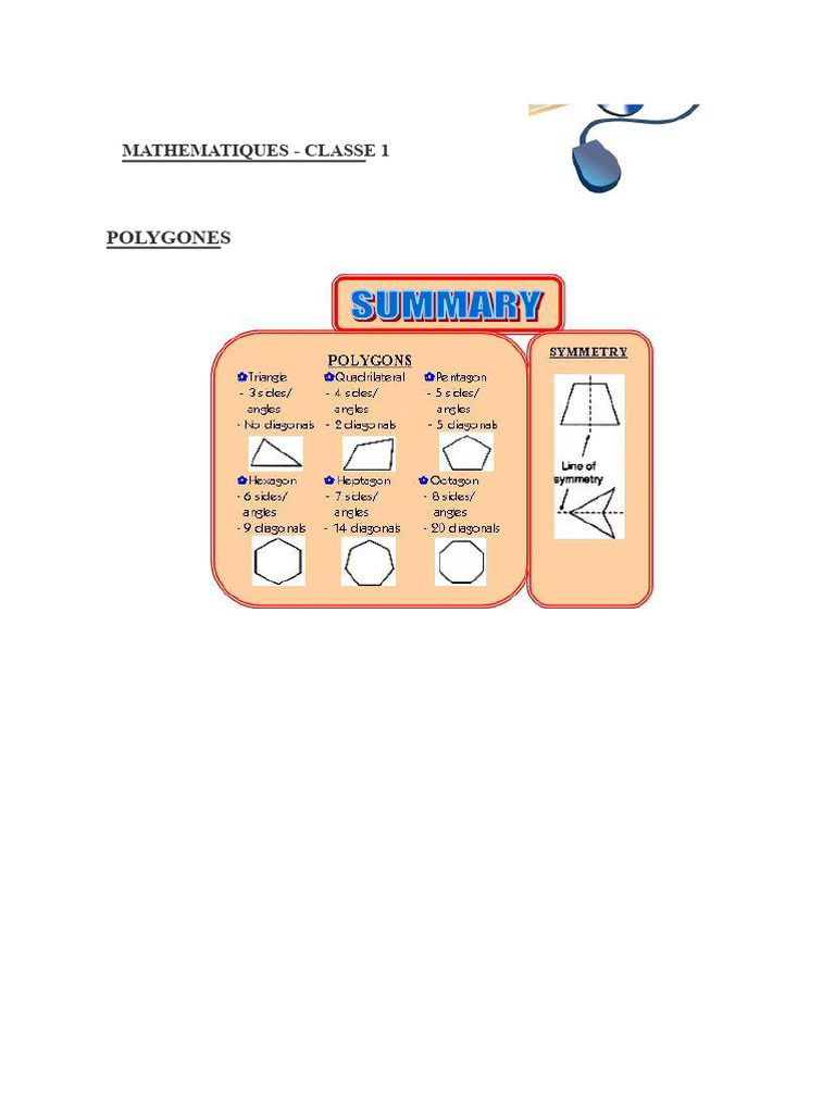 Polygones et Symétrie en Mathématiques | PDF | Polygone | Triangle